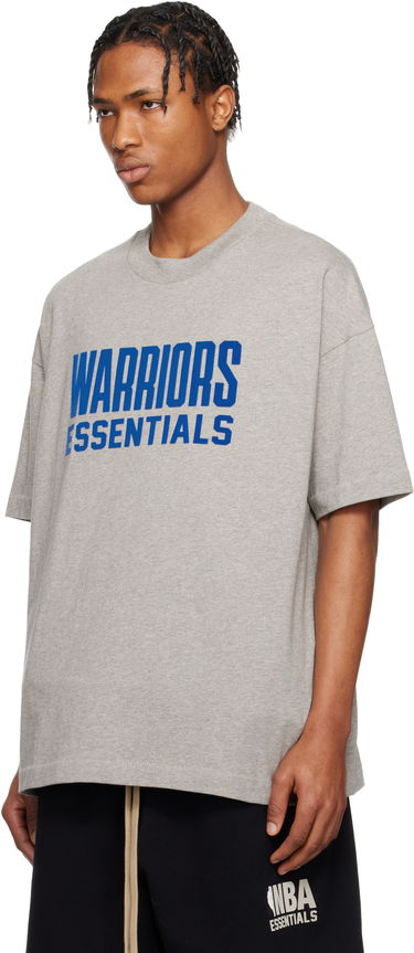 Тениска Fear of God Fear of God ESSENTIALS NBA Warriors Short Sleeve T-Shirt Сиво | 125AL244102F, 3