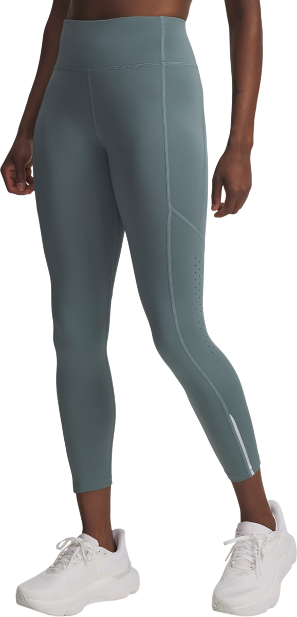 Launch Ankle Tights with Perforated Panels and Reflective Detail