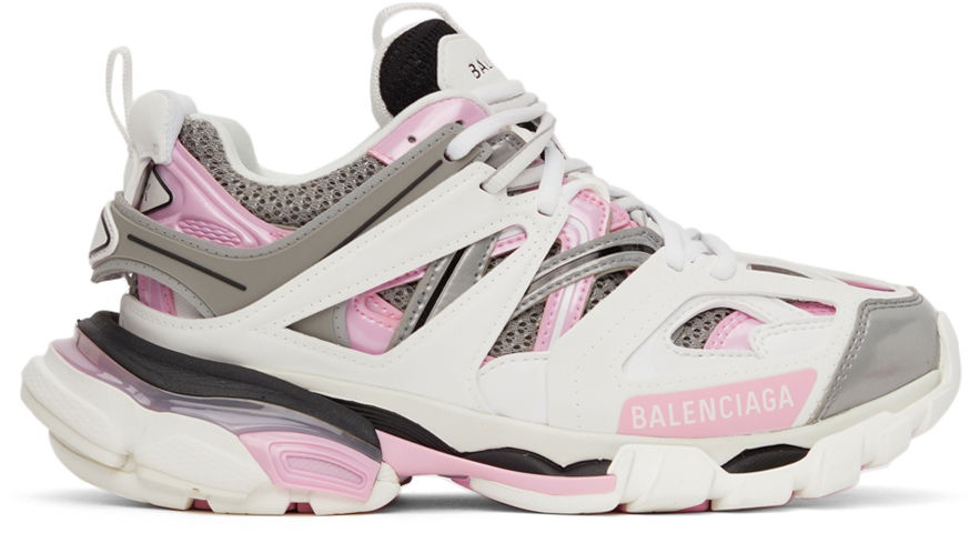 Кецове и обувки Balenciaga Track Sneaker "White Pink" Бяло | 542436-W2FS9-9041, 0