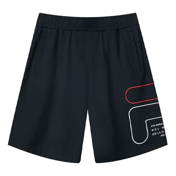 Къси панталони FILA FILA Alphabet Logo Knit Shorts Тъмно синьо | F11M138613F-NV, 0