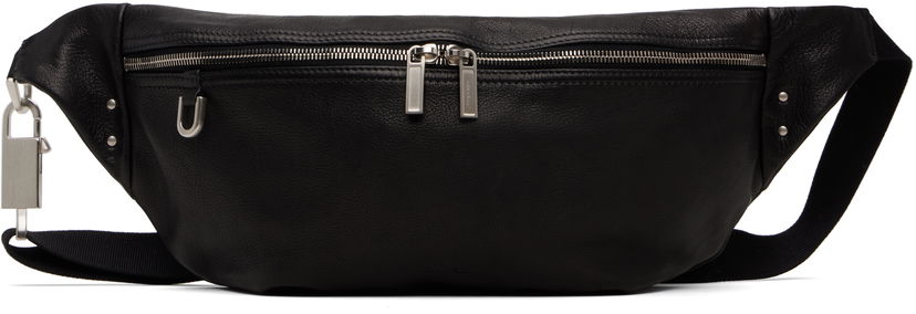 Чанта за кръста Rick Owens Rick Owens Concordians Leather Bumbag Черно | RA02E0731 LBU