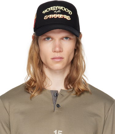 Шапка с козирка AMIRI AMIRI 'Sinners' Trucker Cap Черно | AMHATR1026, 0