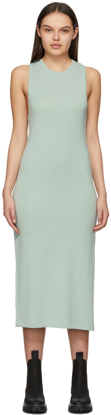 Pокля rag & bone Archetype Sydney Mid-Length Dress Зелено | WCC21H3155CT155, 0