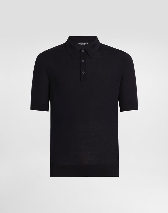 Dolce & Gabbana Fine-Gauge Wool Polo Shirt