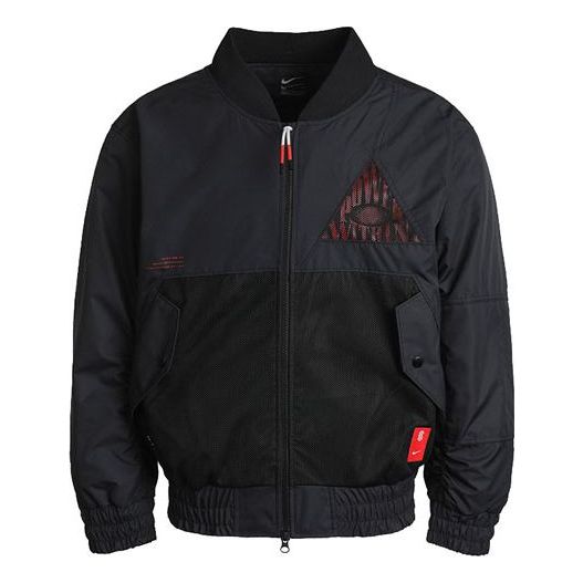Яке бомбър Nike Kyrie Basketball Mesh Patchwork Padded Jacket Черно | CK6671-010