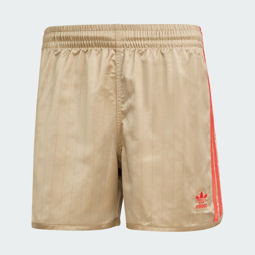 Къси панталони adidas Originals Striped Athletic Shorts Бежово | JY1752