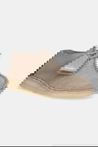 Кецове и обувки Clarks Originals Desert Trek Suede Flat-Heel Boots Бежово | 26178464, 0
