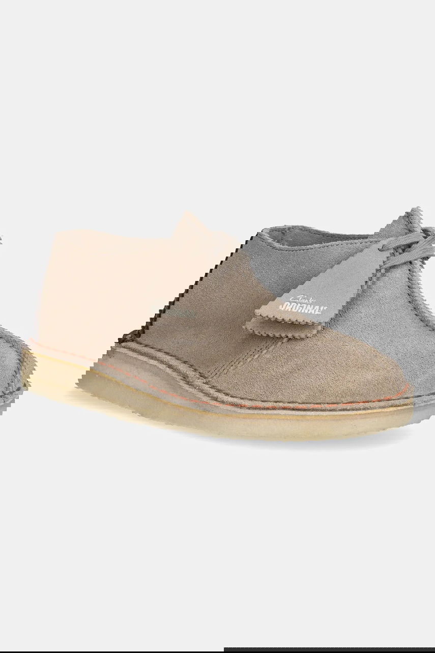 Кецове и обувки Clarks Originals Desert Trek Suede Flat-Heel Boots Бежово | 26178464, 0