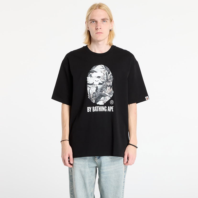 Тениска BAPE Tree Edge Camo Relaxed Fit T-Shirt Черно | 001TEL801304MBLK
