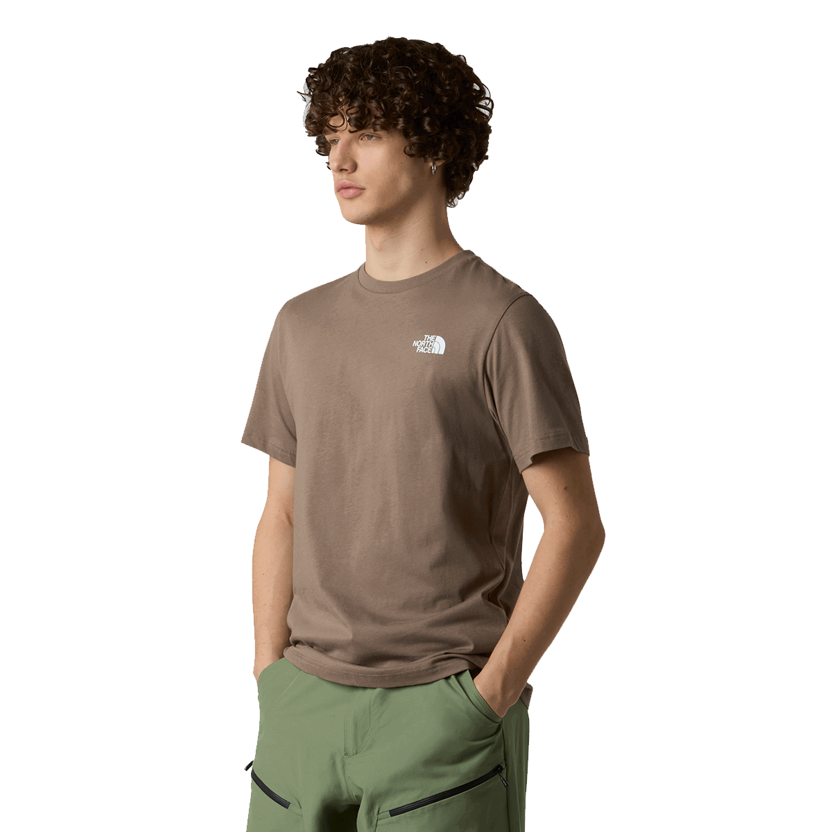 Тениска The North Face The North Face Box NSE Short Sleeve T-Shirt Кафяво | NF0A87NPE1Q1, 0
