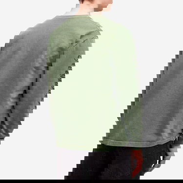 Тениска Neighborhood Neighborhood LS-12 Long Sleeve T-Shirt Зелено | 242PCNH-LT12-OLV, 3