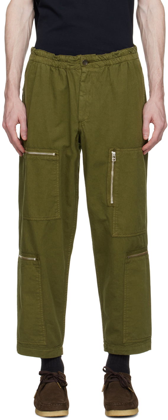 Карго панталони YMC Flight Cargo Pants Зелено | P4TAN