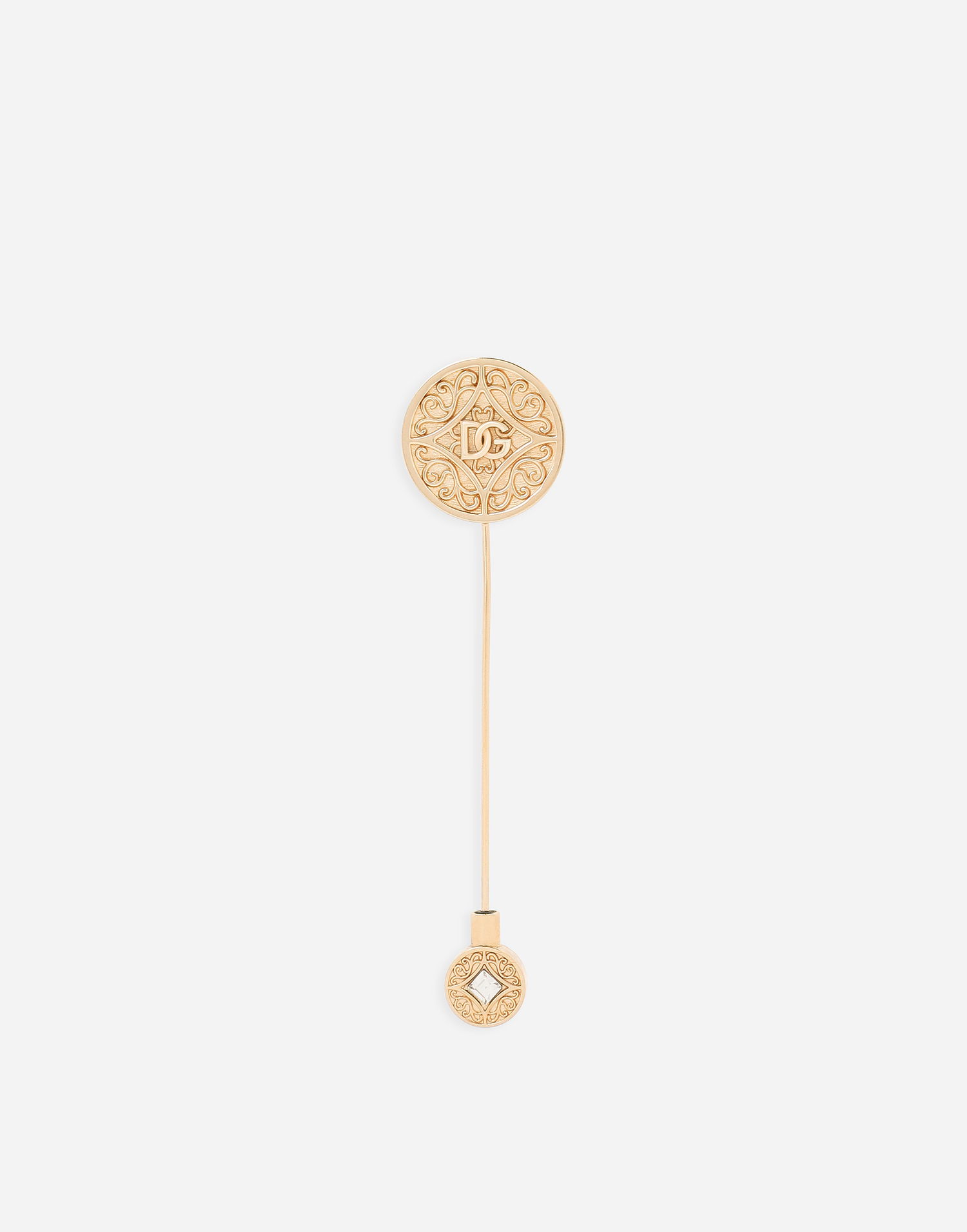 Значка Dolce & Gabbana Gold Metal Logo Lapel Pin Металик | WPQ5S6W1111ZOO00, 0
