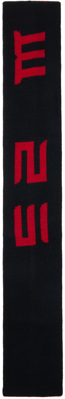 Шал Ottolinger Ottolinger Jacquard Knit Scarf Черно | 2700302, 1