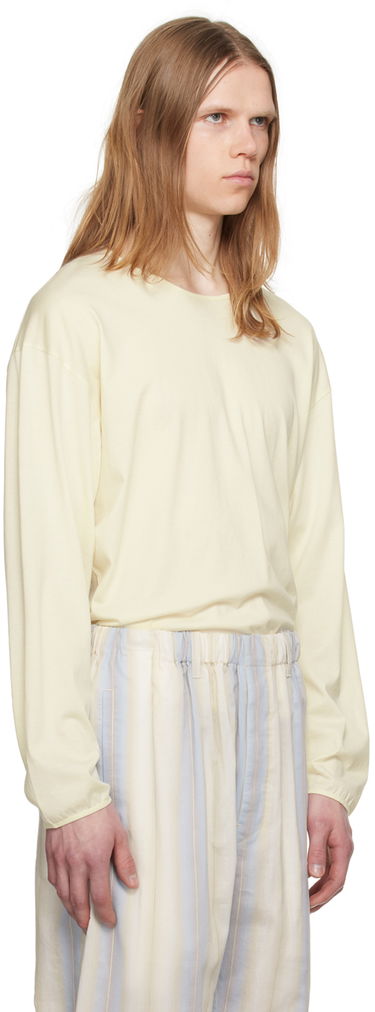 Тениска LEMAIRE Relaxed Long Sleeve T-Shirt Жълто | TO1182 LJ1018, 1