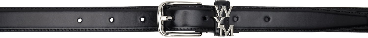 Колани WOOYOUNGMI Wooyoungmi Leather Logo Belt Черно | W251BE01, 0