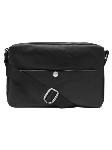 Wash Bag Black Leather