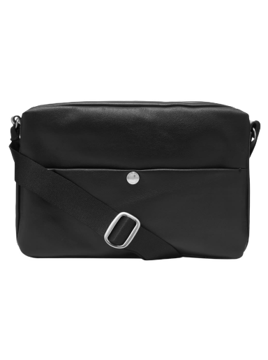 Чанта през рамо OUR LEGACY Wash Bag Black Leather Черно | SL2198DBT