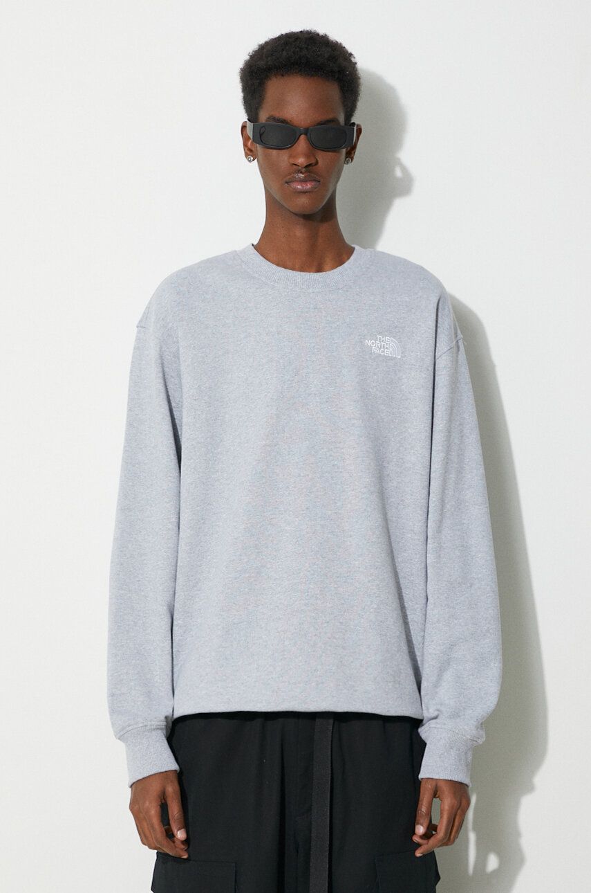 Суитчър The North Face Crewneck Sweatshirt Сиво | NF0A7ZJADYX1, 0
