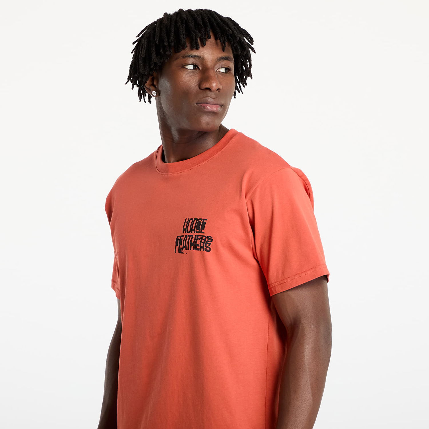 Тениска Horsefeathers Horsefeathers Xerox T-Shirt Оранжево
 | SM1376C, 1