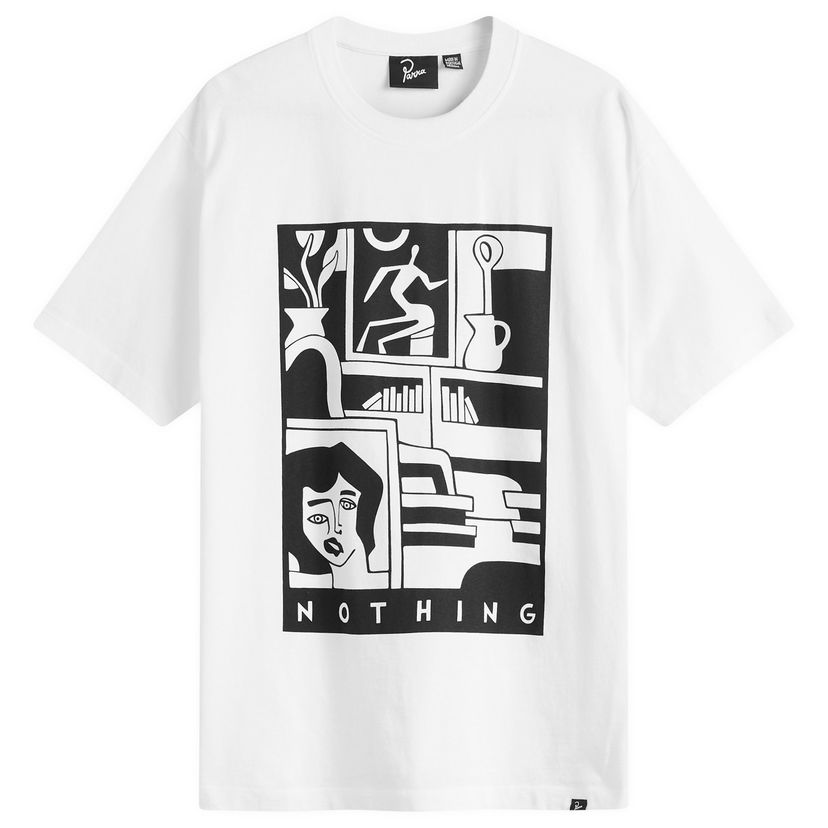 Тениска By Parra Parra Our House Graphic T-Shirt, Size Large Бяло | 54200-WHT