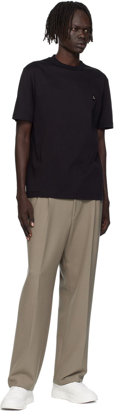 Панталони BOSS Relaxed Fit Double Pleat Trousers Зелено | 50551532, 4