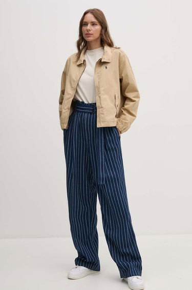 Панталони Polo by Ralph Lauren Striped Twill Wide-Leg Trousers Синьо | 211934938001, 2