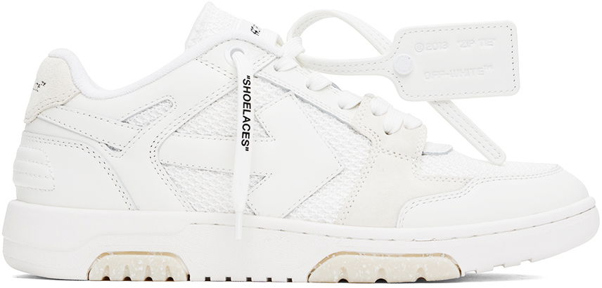 Кецове и обувки Off-White Slim Out Of Office Бяло | OMIA243C99LEA0020101, 0