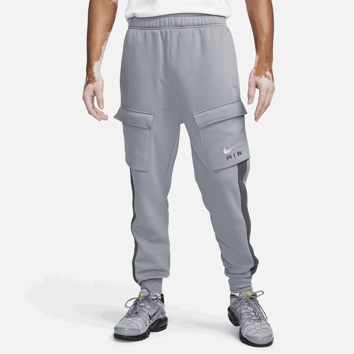 Карго панталони Nike Air Fleece Cargo Trousers Сиво | FN7693-065, 0