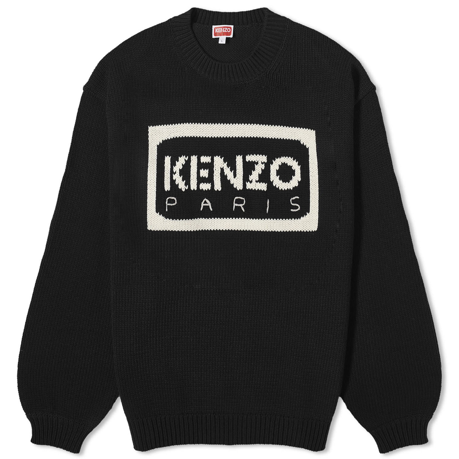 Пуловер KENZO Logo Crewneck Черно | FD55PU3833LA-99, 0