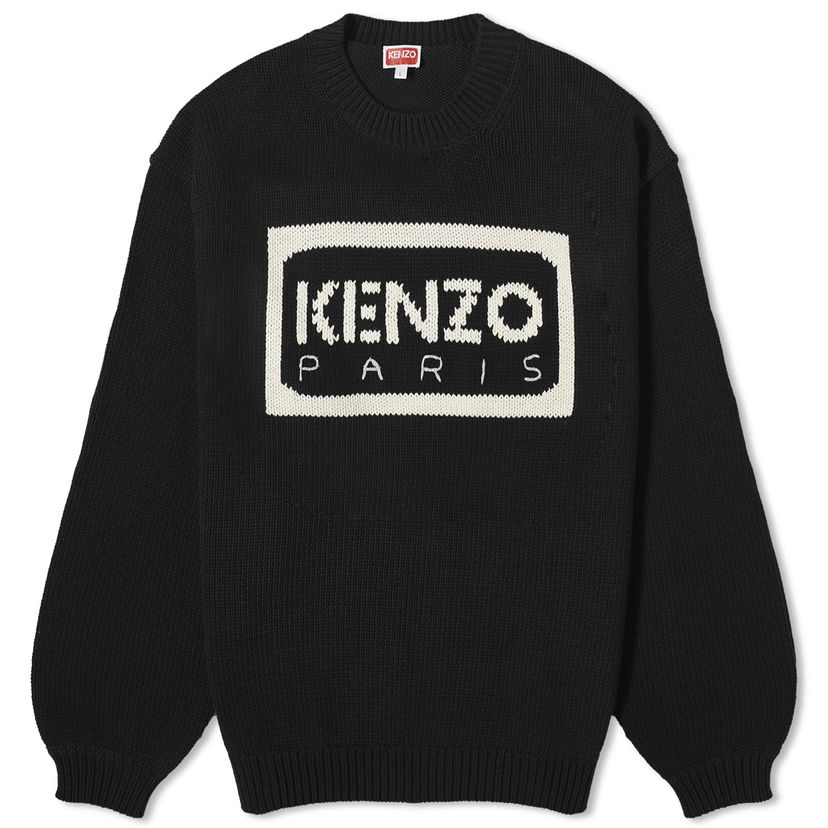 Пуловер KENZO Logo Crewneck Черно | FD55PU3833LA-99