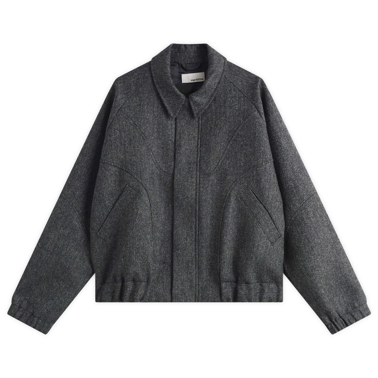 Яке sage NATION Wool Jiji Jacket Сиво | S052-DGH, 0