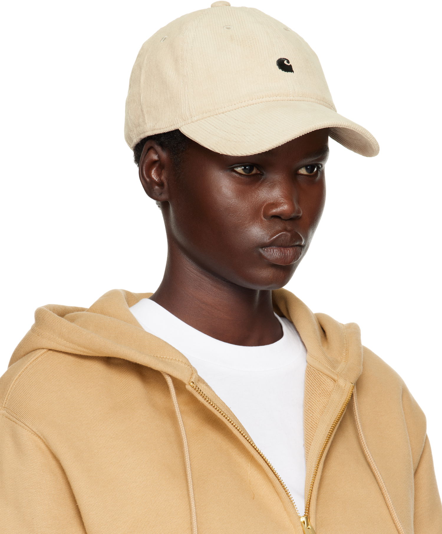Шапка с козирка Carhartt WIP Harlem Corduroy Cap Бежово | I028955 2NQXX, 1