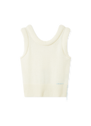 Marla Knitted Ribbed Vest with Side Lacing