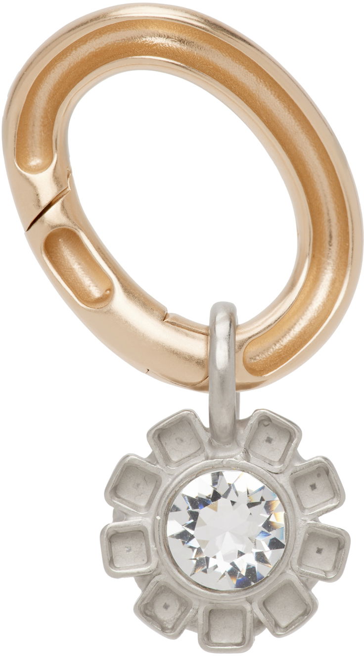 Ключодържатели Maison Margiela Flower Charm Hoop Earring Металик | SM1VG0030 SV0164, 0