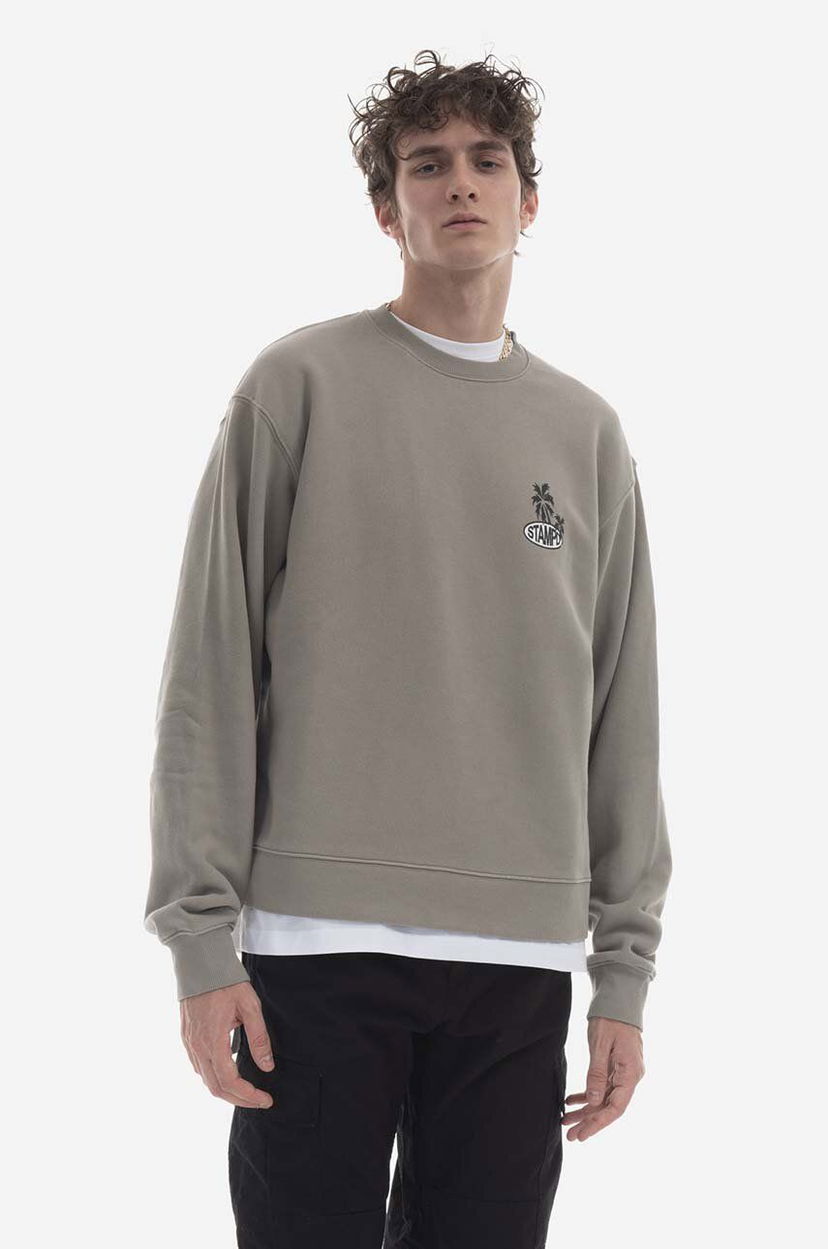 Суитчър Stampd Crewneck Sweatshirt Зелено | SLA.M3058SW