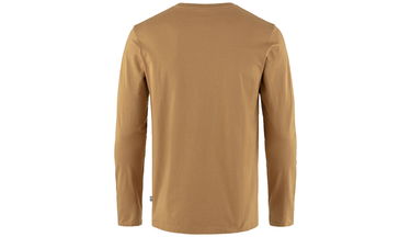 Тениска FJÄLLRÄVEN Forever Nature Badge Long Sleeve T-Shirt Кафяво | F87303-232, 2