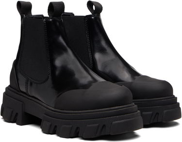 Кецове и обувки GANNI Cleated Low Chelsea Boots Черно | S3242, 3