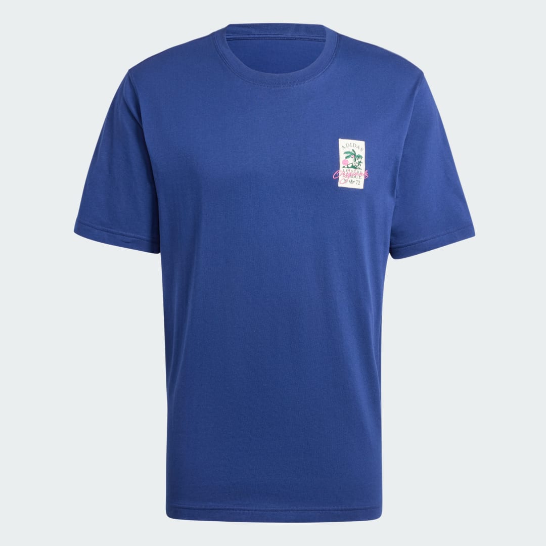 Тениска adidas Performance Originals Leisure League Badge Тъмно синьо | JD6347, 1
