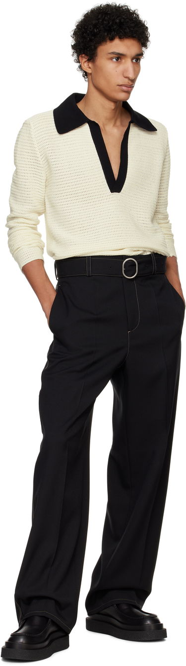 Пуловер Jil Sander Jil Sander Knit Polo Бежово | J22GL0112_J15434, 3