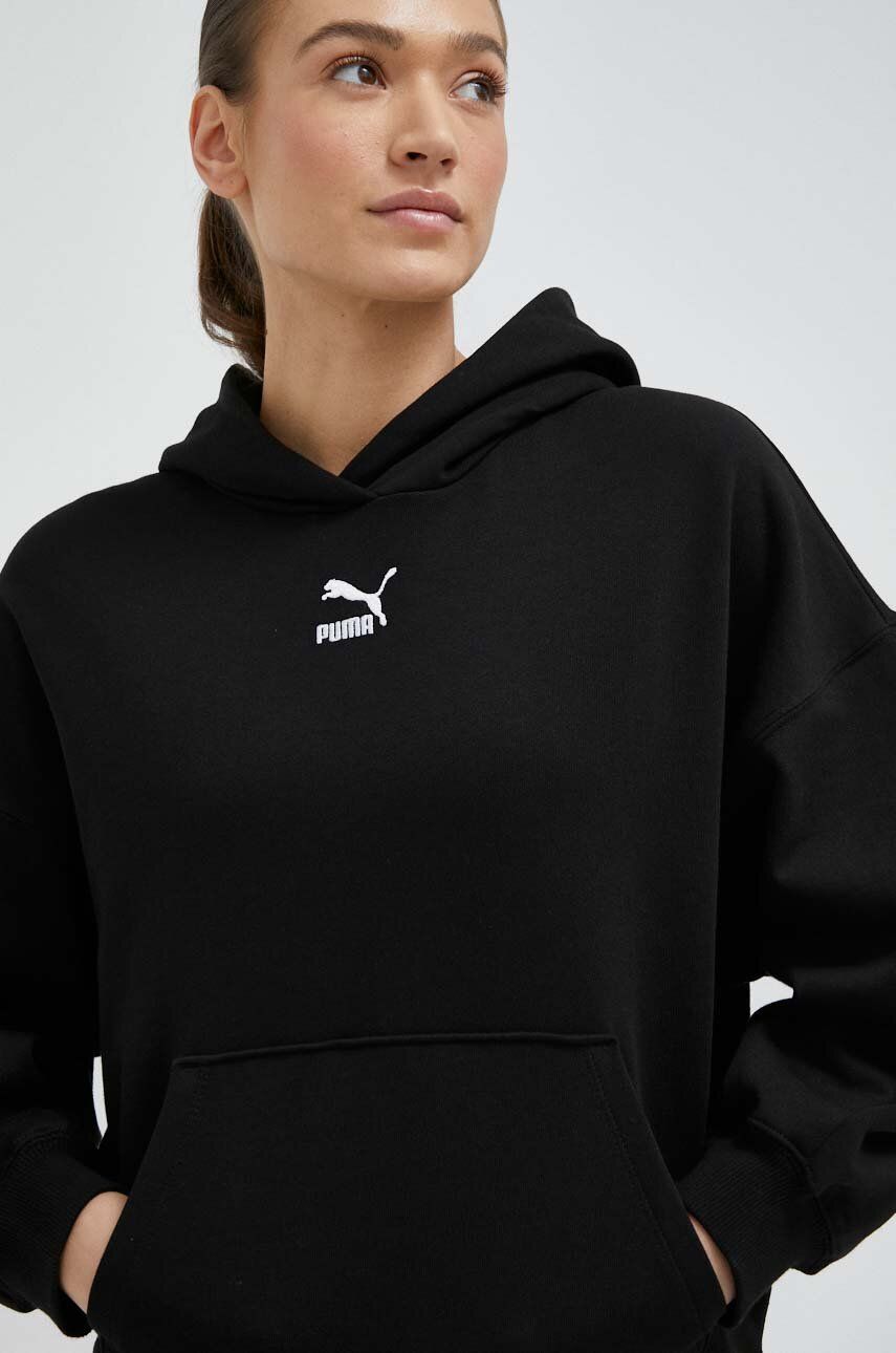 Суитчър Puma Classics Oversized Hoodie Черно | 535684, 0