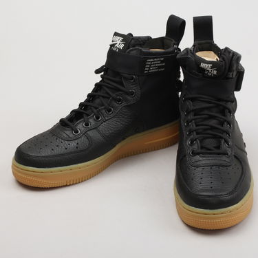 Кецове и обувки Nike SF Air Force 1 Mid ''Black Gum'' W Черно | AA3966-002, 2
