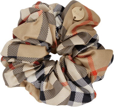 Аксесоари Burberry Burberry Silk Check Scrunchie Бежово | 8110933, 0
