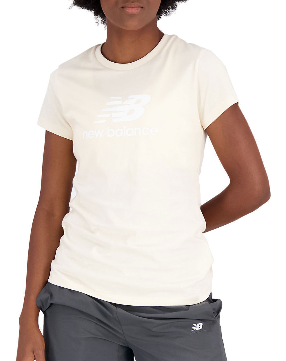 Тениска New Balance Essentials T-shirt Бежово | wt31546-tcm, 0