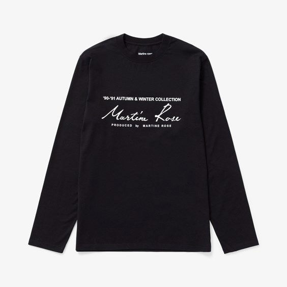 Тениска Martine Rose Classic T-shirt Черно | CMR-604JC-BL, 0