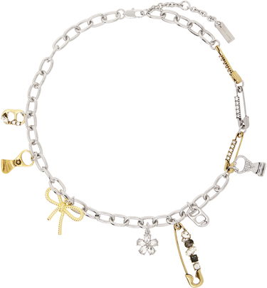 Колие Marc Jacobs Marc Jacobs 'The Grunge Glam Charm' Chain Necklace Металик | 2S5JNC001J41, 0