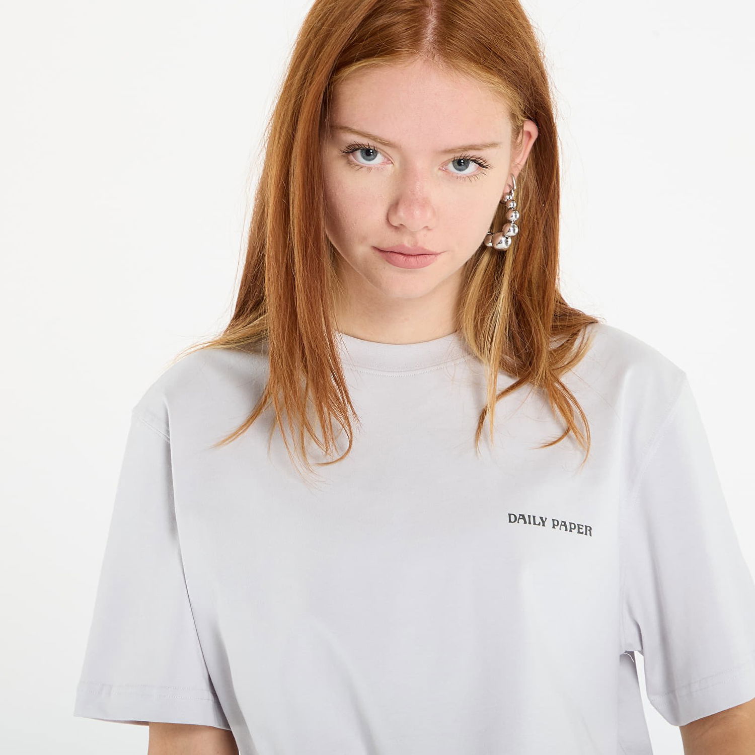 Тениска DAILY PAPER Daily Paper Matchstick Shield T-Shirt Сиво | 2521046, 1