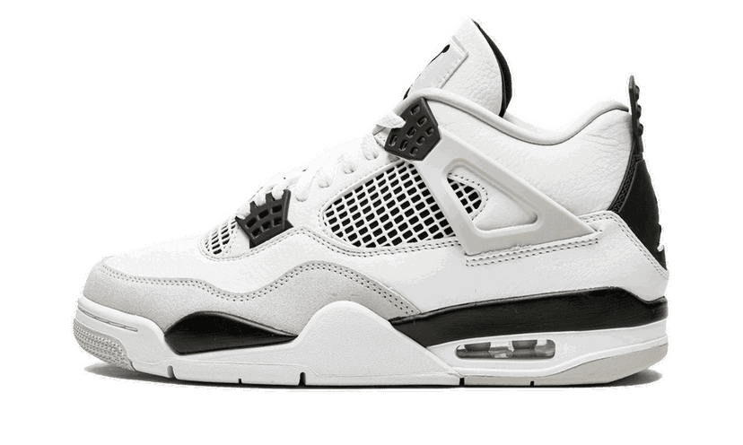 Кецове и обувки Jordan Jordan 4 Retro Military Black 36.5 Бяло | 40842111