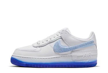 Кецове и обувки Nike Air Force 1 Low Shadow Chenille Swoosh Blue Tint W Бяло | FJ4567-100, 3