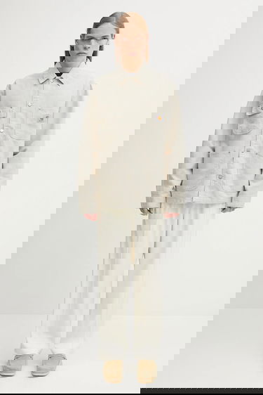 Яке Carhartt WIP Walter Linen Chore Jacket Бежово | I035552.502, 5